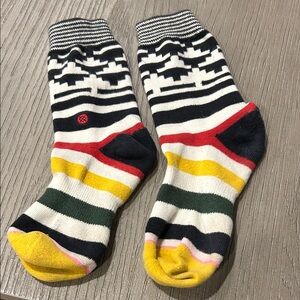 Stance Multicolor Geometric Pattern Socks